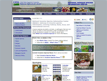 Tablet Screenshot of invasivespeciesinfo.gov